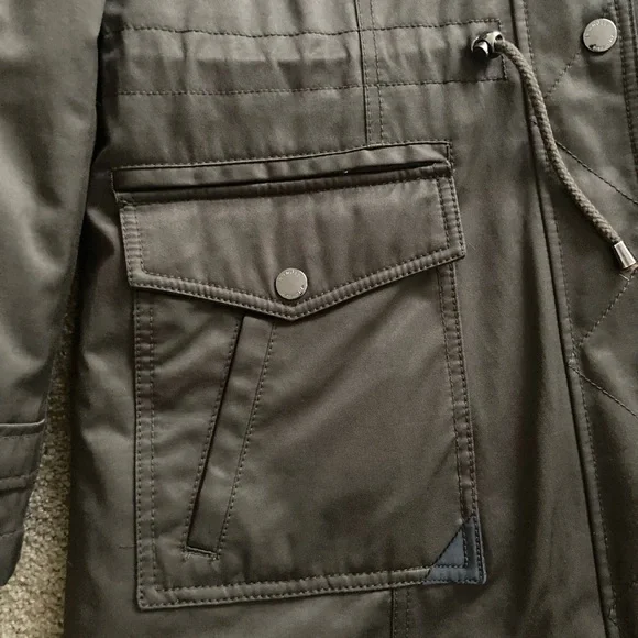 Laundry By Shelli Segal Quilted Olive Jacket - Picture 6 of 15